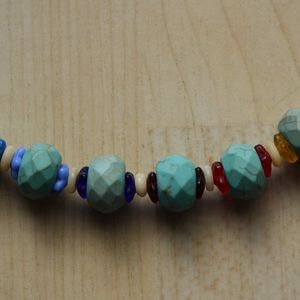 Turquoise beaded necklace